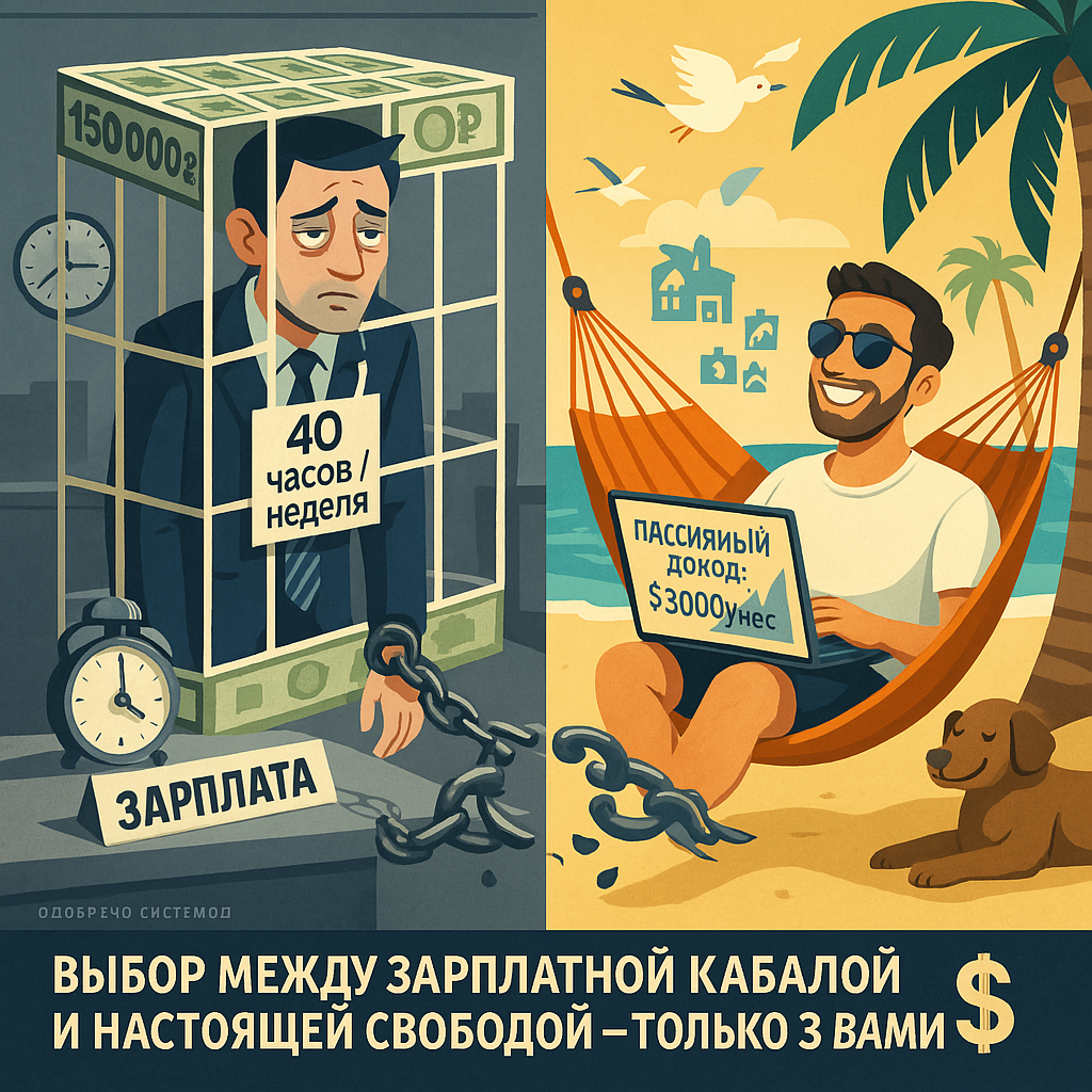 Выбор между зарплатной кабалой и настоящей свободой — только за вами