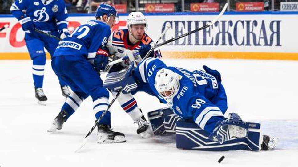Хоккейный матч между командами «ДИНАМО» Москва – СКА .📷Фото: ХК СКА