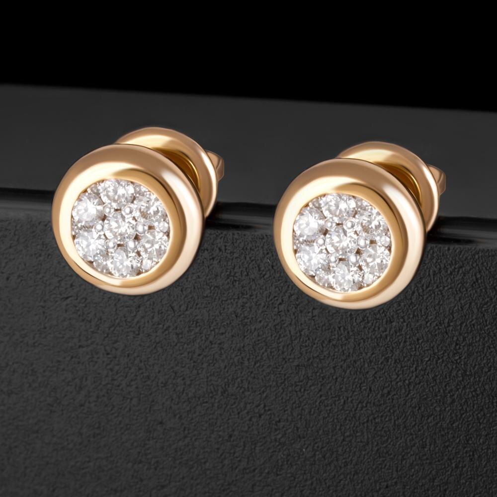 Золотые серьги гвоздики с бриллиантами
Каст
Код: 000-315519