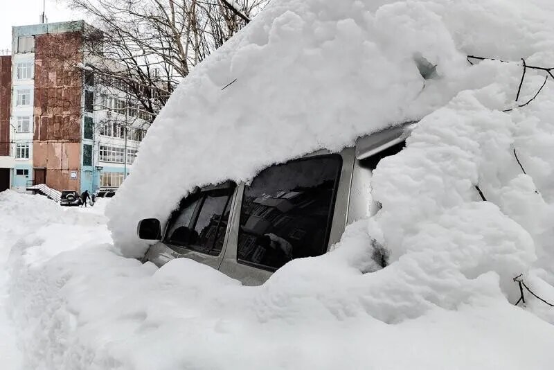Петропавловск-Камчатский в снежном плену / ИА «Камчатка»