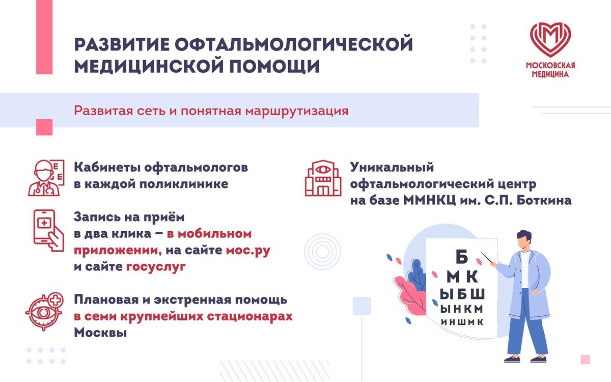    В Москве внедряют передовые технологии в лечении глазных заболеваний