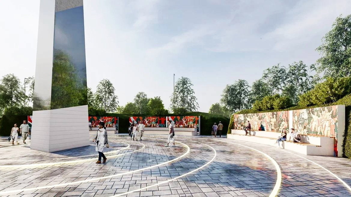    В Ханты-Мансийске обсуждают дизайн стелы «Город трудовой доблести»