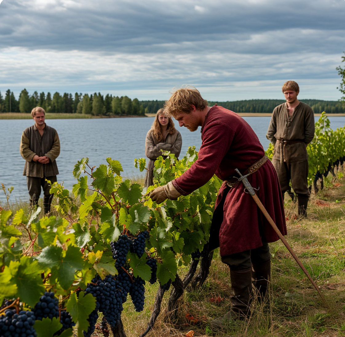 Вольная зарисовка: ««Принц Гамлет» в одиночку собирает виноград на южном берегу финского залива»