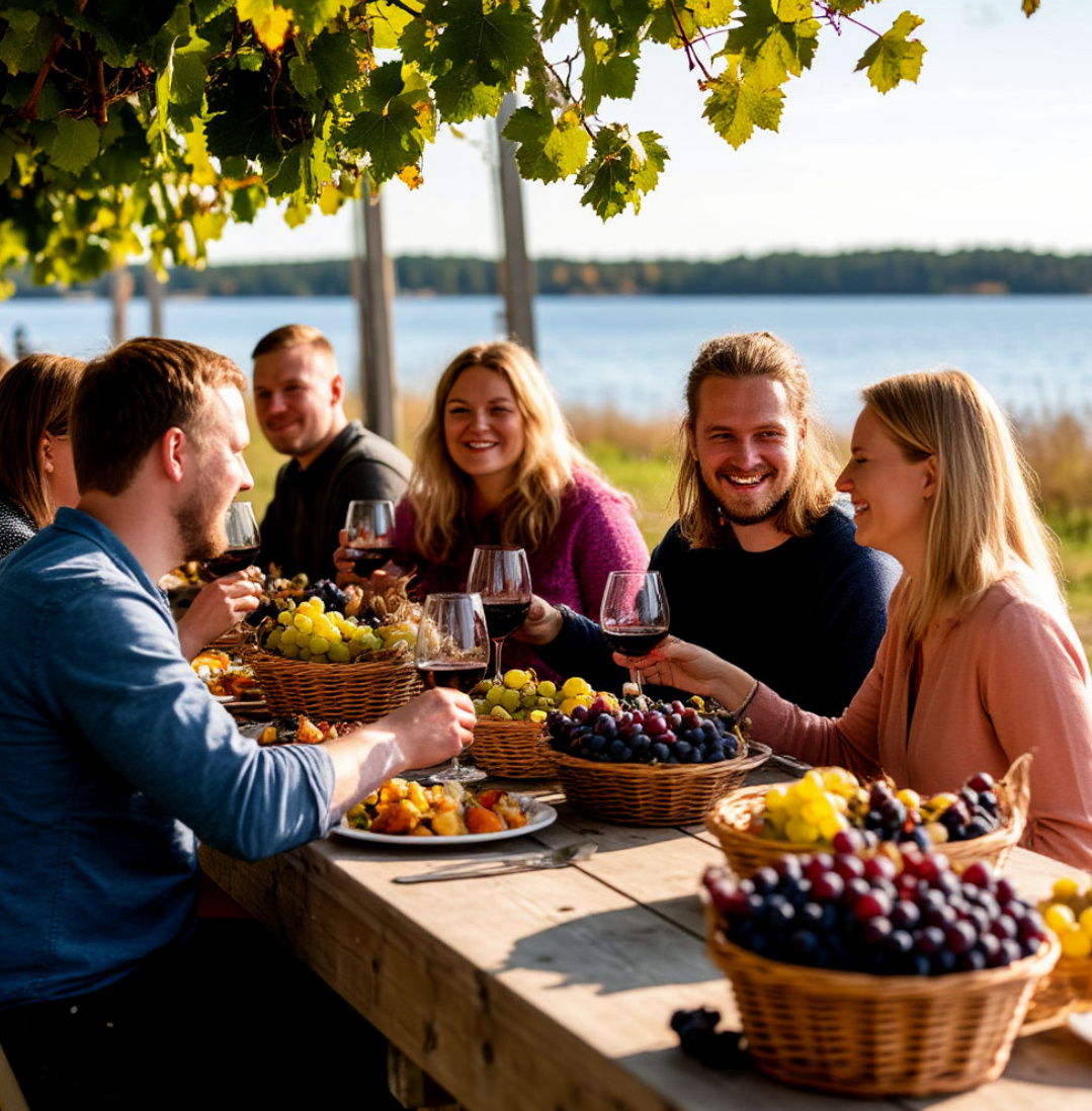 Вольная зарисовка виноградной братчины
