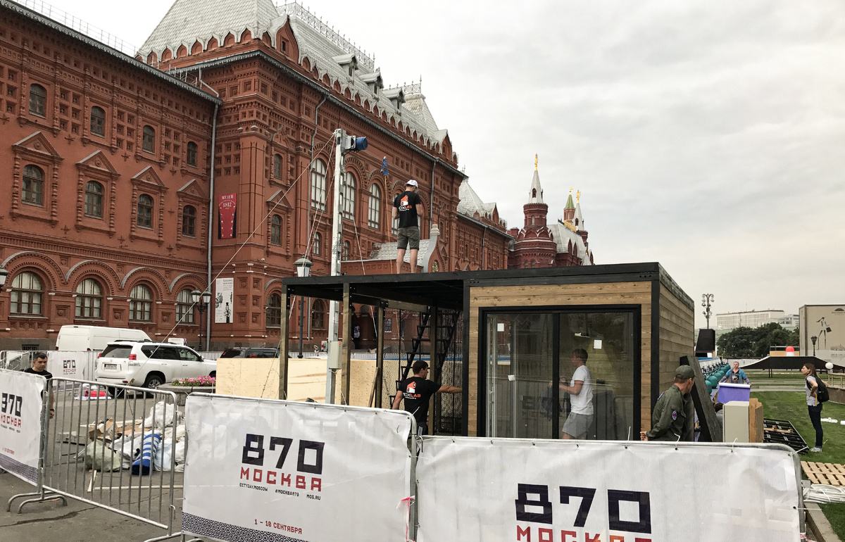 Возведние модульного дома на Красной площади индивидуальное проектирование