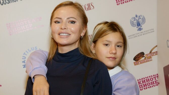    Дана Борисова с дочерью Полиной