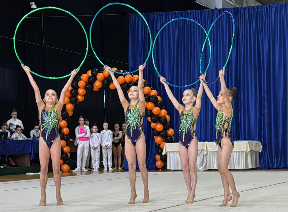 Гимнастки показали высокий уровень подготовки. Фото автора.