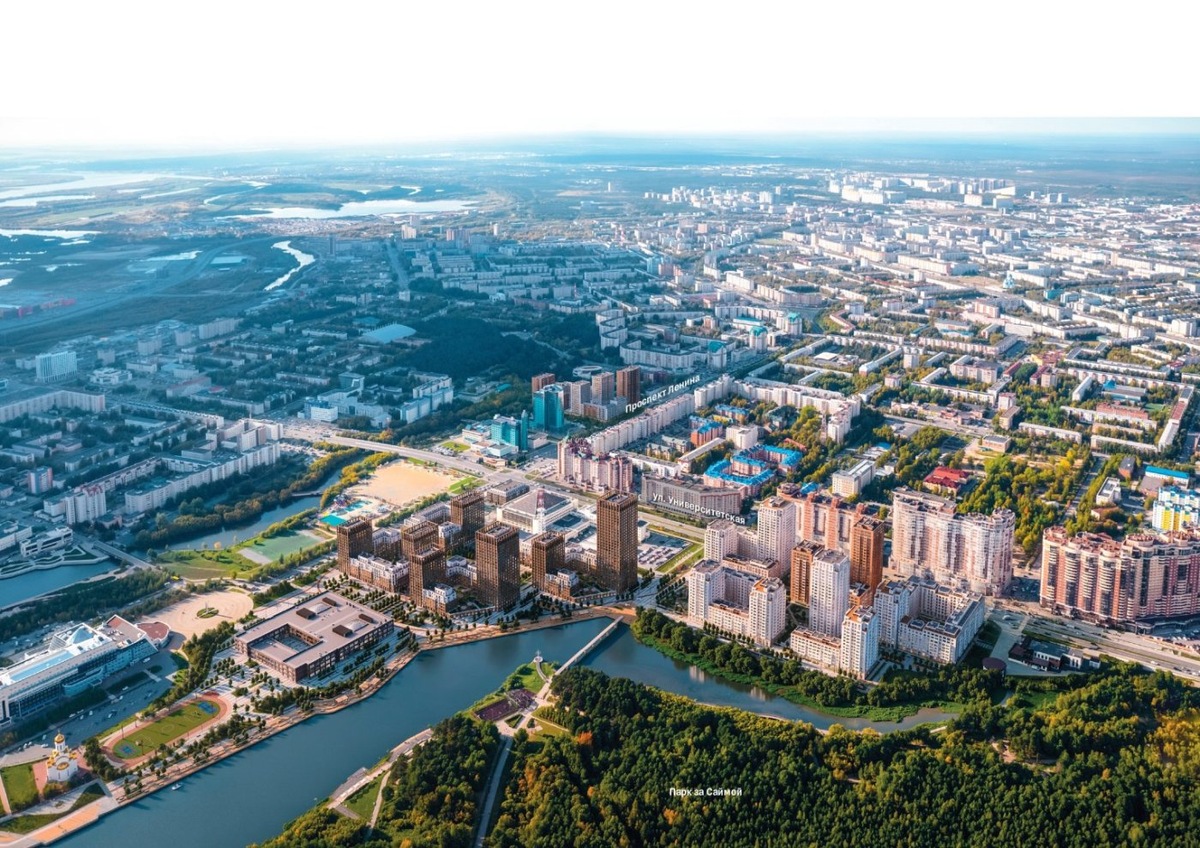    В Сургуте планируют жилую застройку и учебный кластер рядом с парком «За Саймой»