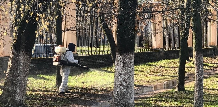    Акарицидная обработка запланирована на общей площади в 116 гектар