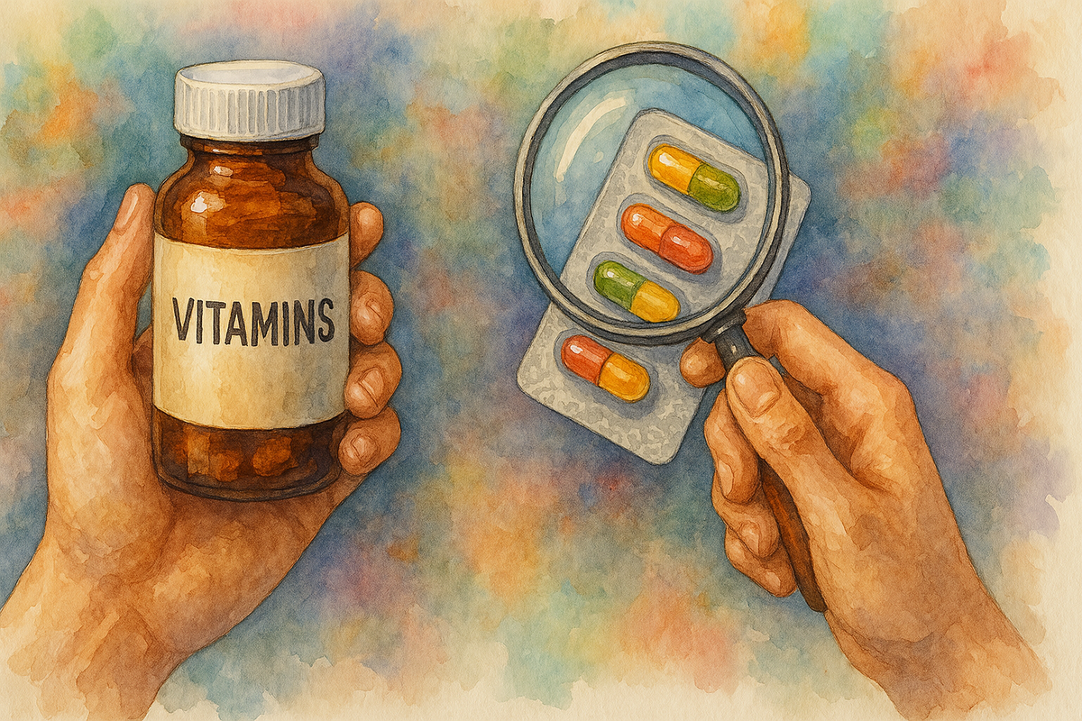 При покупке витаминов учитывайте цену, форму выпуска, ваш режим питания