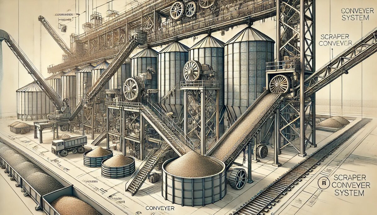 скребковый конвейер