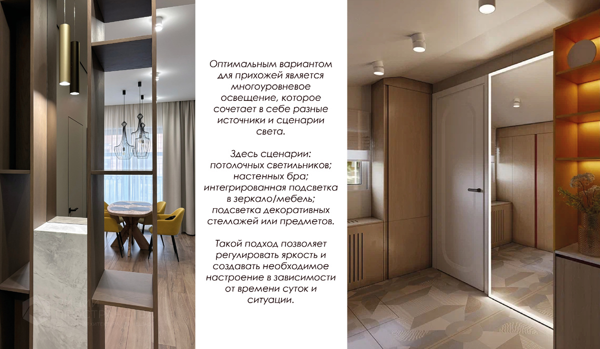 Дизайн-проект прихожей студии Линии Пространства