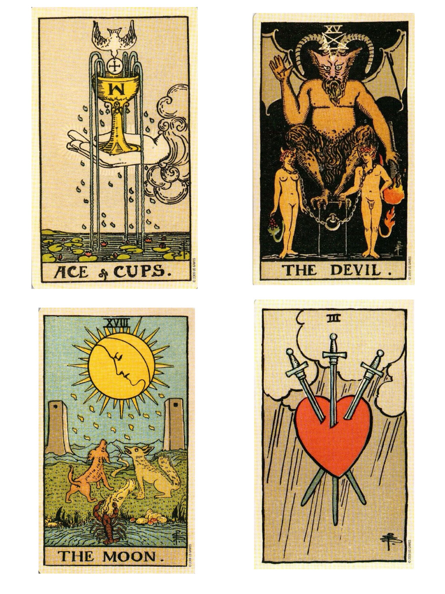 Вариант расклада показывающего измену партнера 