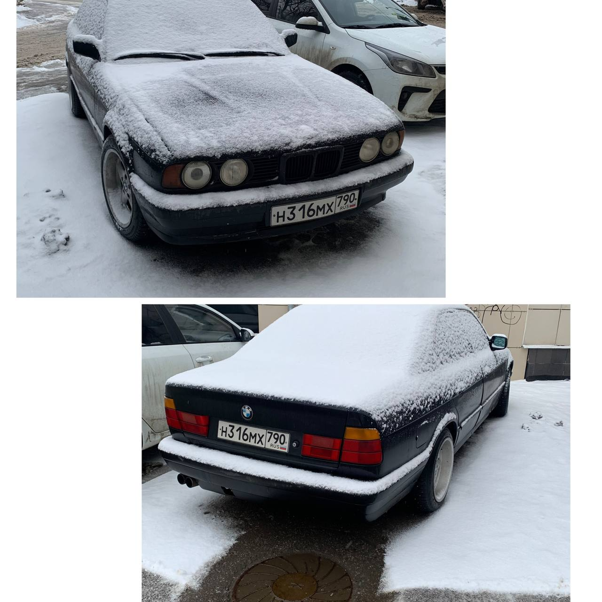 Моя первая 525 на утро после покупки, тогда я еще не знал, что это 520...