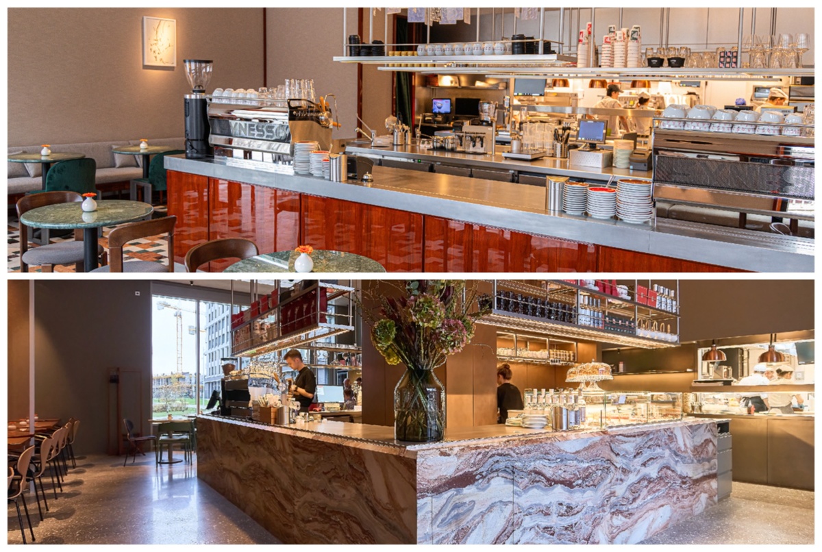 Линейная конфигурация стойки (сверху) и конфигурация стойки буквой "П" (снизу) 