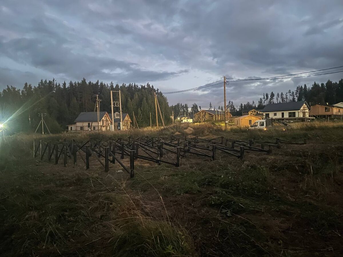 Фундамент на участке