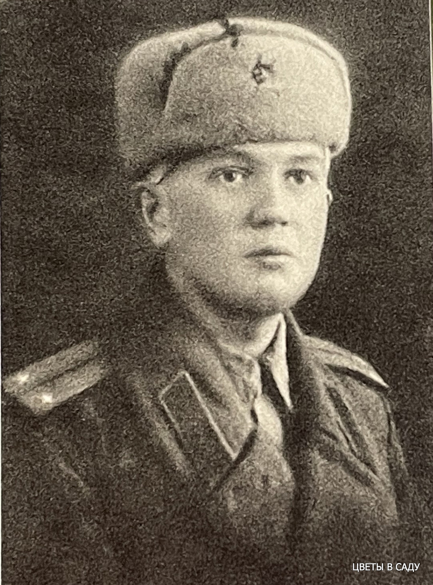 Лпейтенант Михайлов Н.Л. Фотография из книги Т. Поляковой "Время сирени"