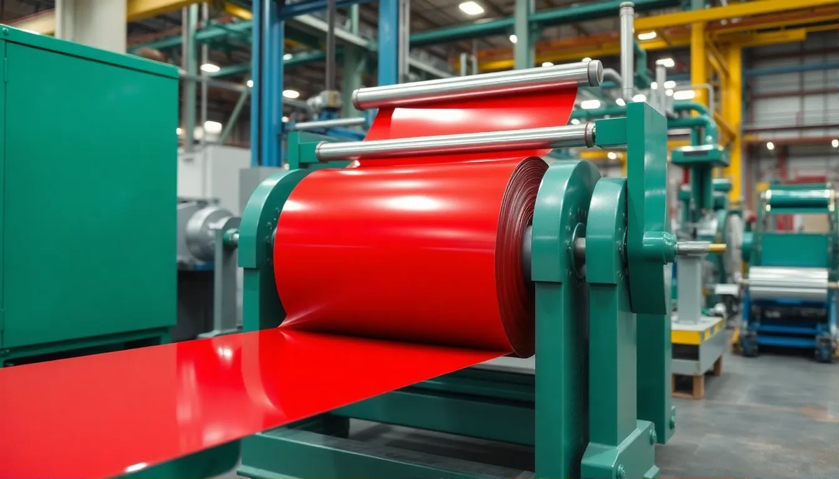 Линия рулонной окраски металла