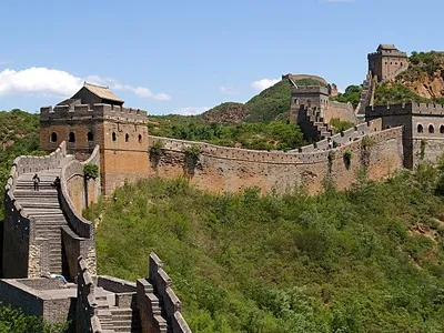 Фотография Великой Китайской стены, сделанная Якубом Халуном, 2009 год