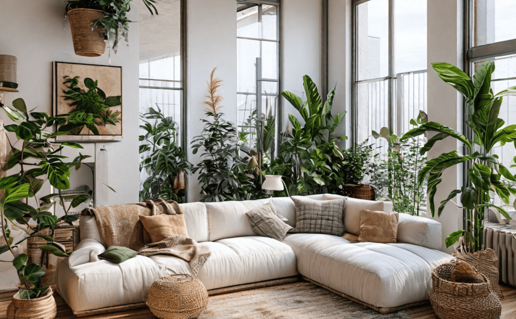    Дизайн интерьера с белыми стенами в современном минимализме Keri