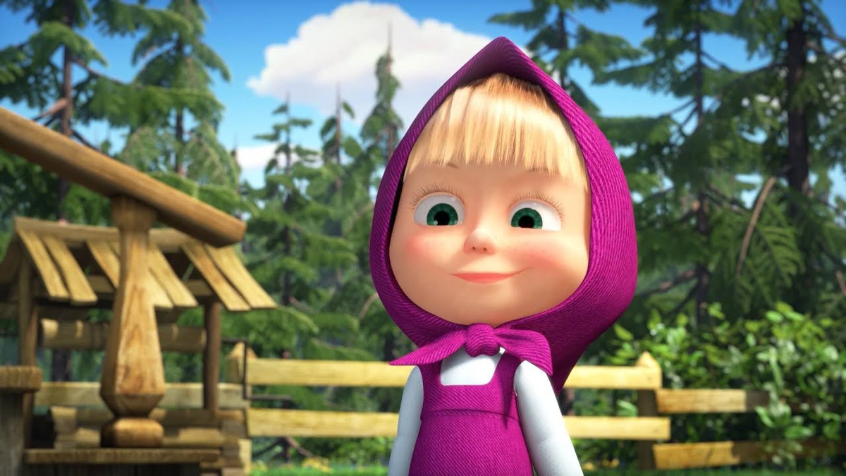 Кадр из мультфильма «Маша и Медведь»