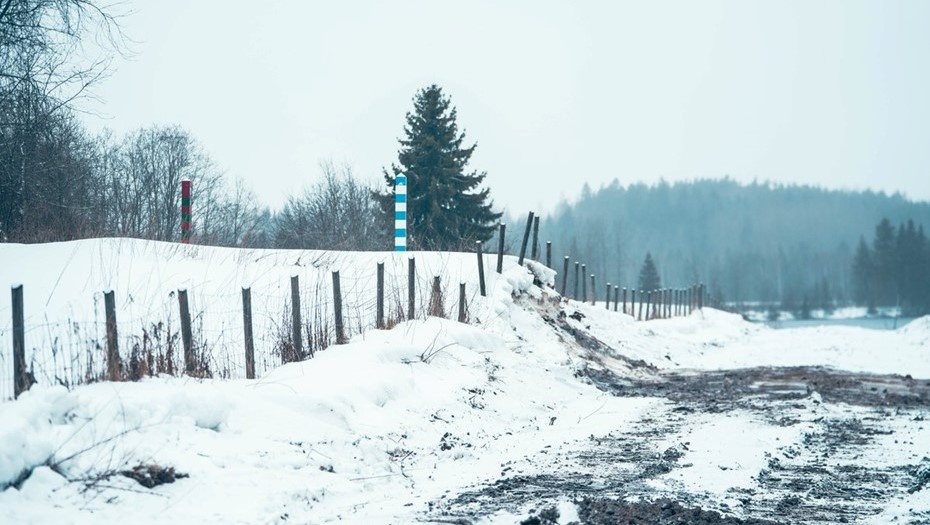    Граница Финляндии и России. Автор фото: Погранохрана Финляндии