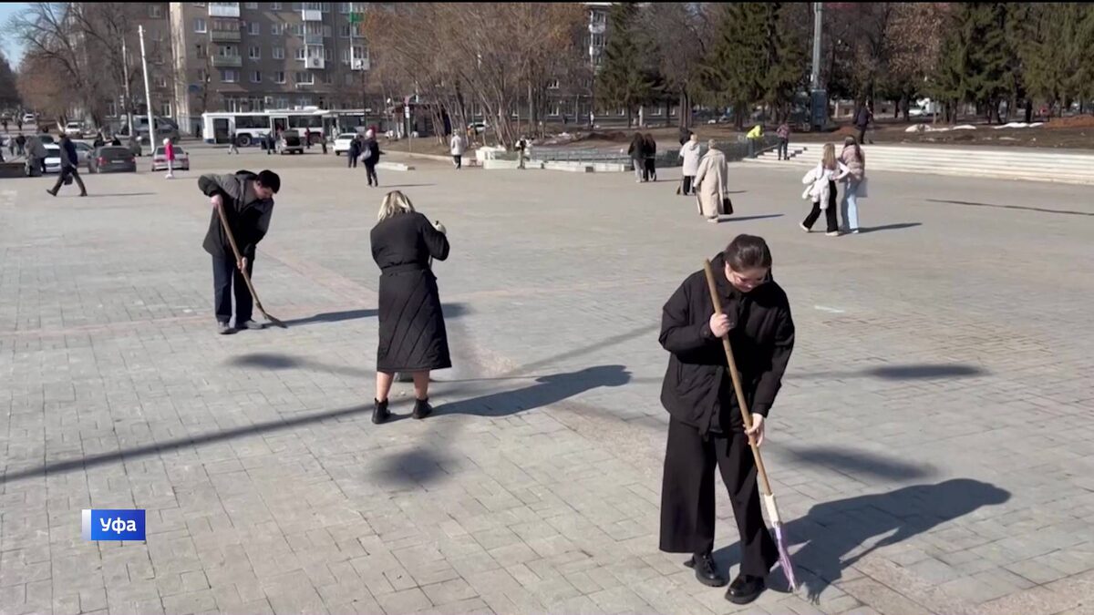    Санитарная пятница состоялась на территории Калининского района Уфы