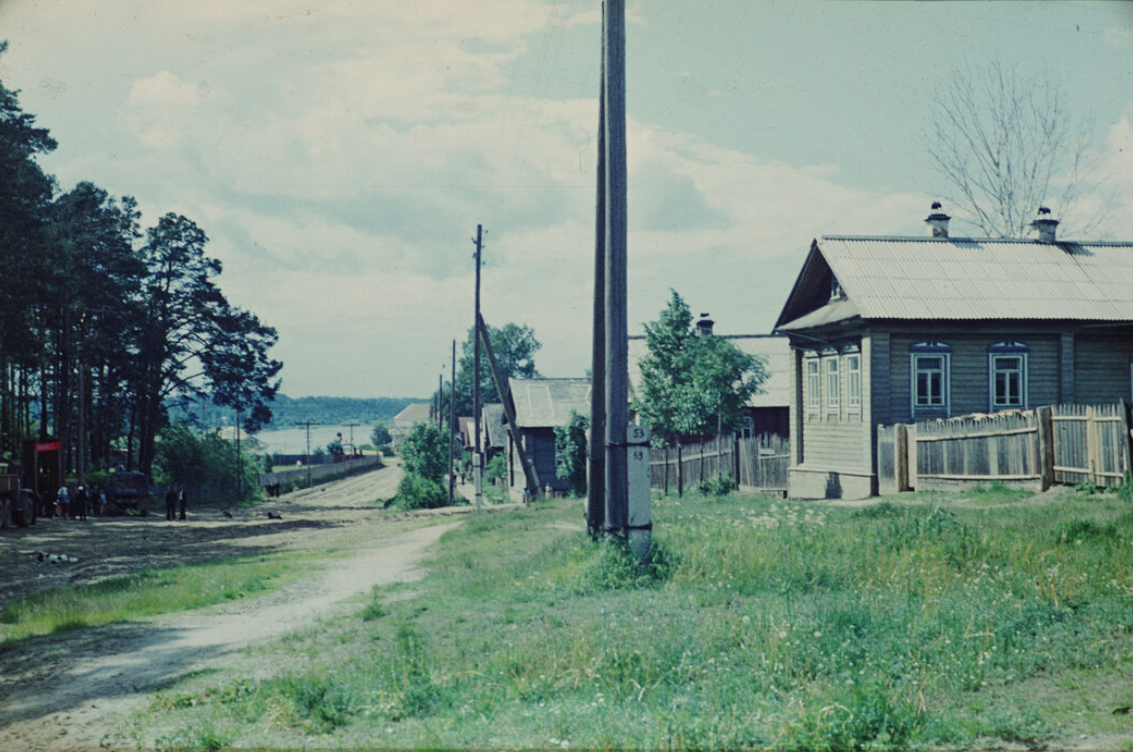 Кологрив, улица Парковая. 1977 год.