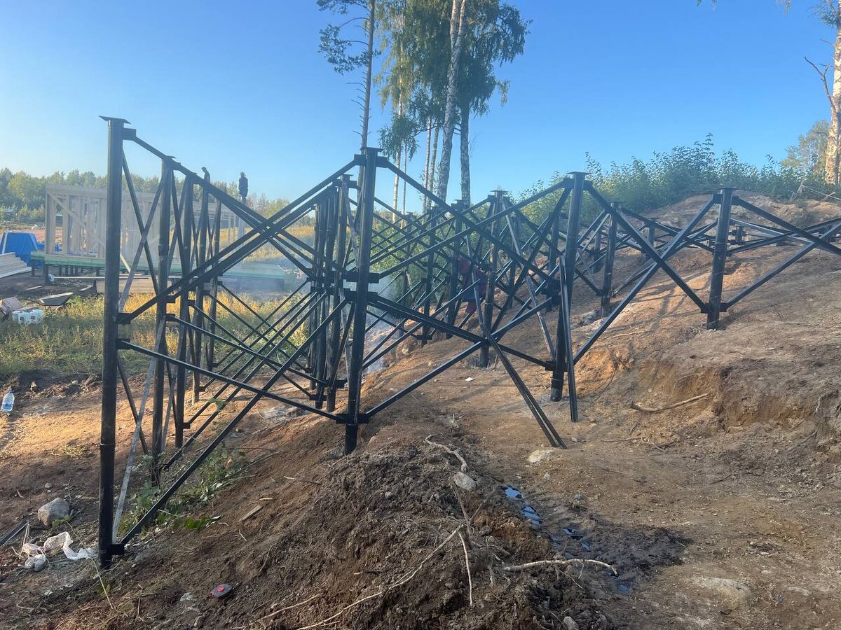 Участок с сильным перепадом высоты