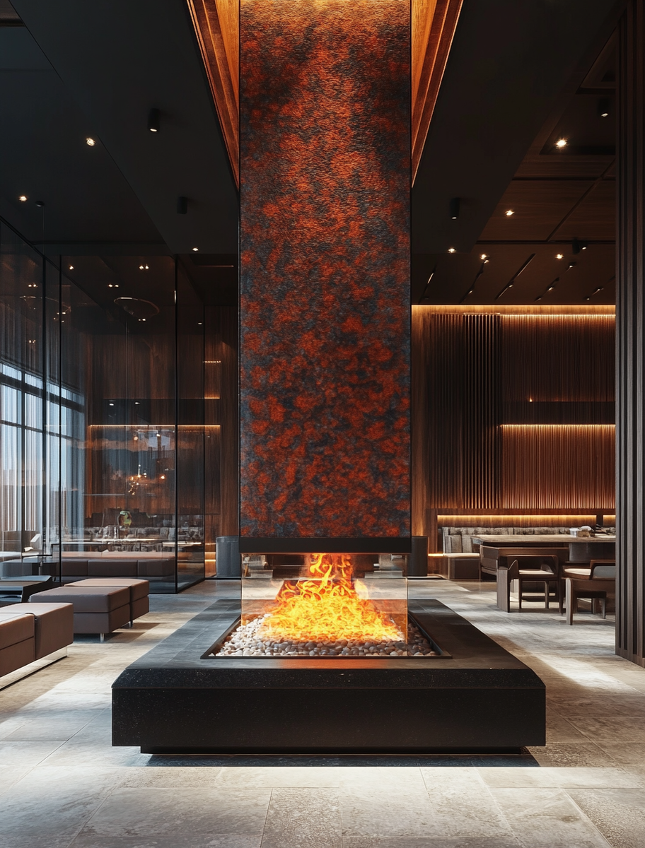    Камины с 3D паром для бизнеса: создайте атмосферу уюта и стиля в коммерческих помещениях Kamin