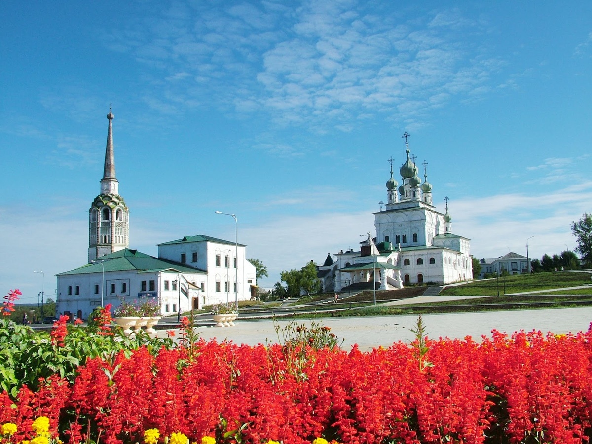 Исторический центр Соликамска: Niklitov. Собственная работа, CC BY-SA 4.0, https://commons.wikimedia.org/w/index.php?curid=41039978