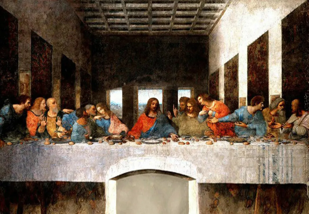Леонардо да Винчи. "Тайная вечеря"