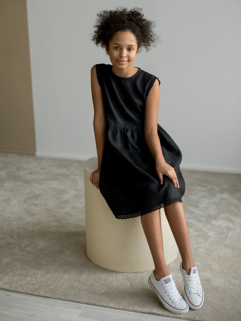 Льняное платье Молли для девочек