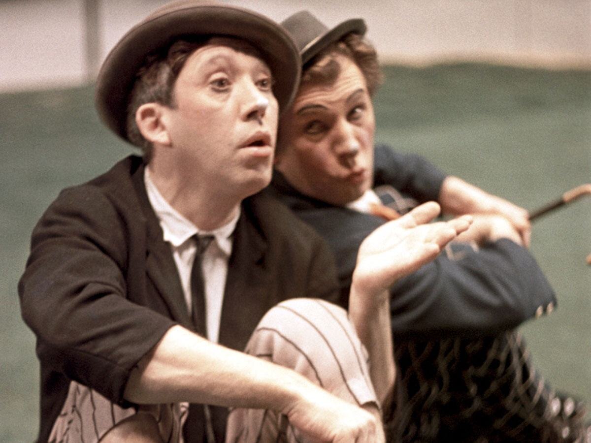 Юрий Никулин и Михаил Шуйдин