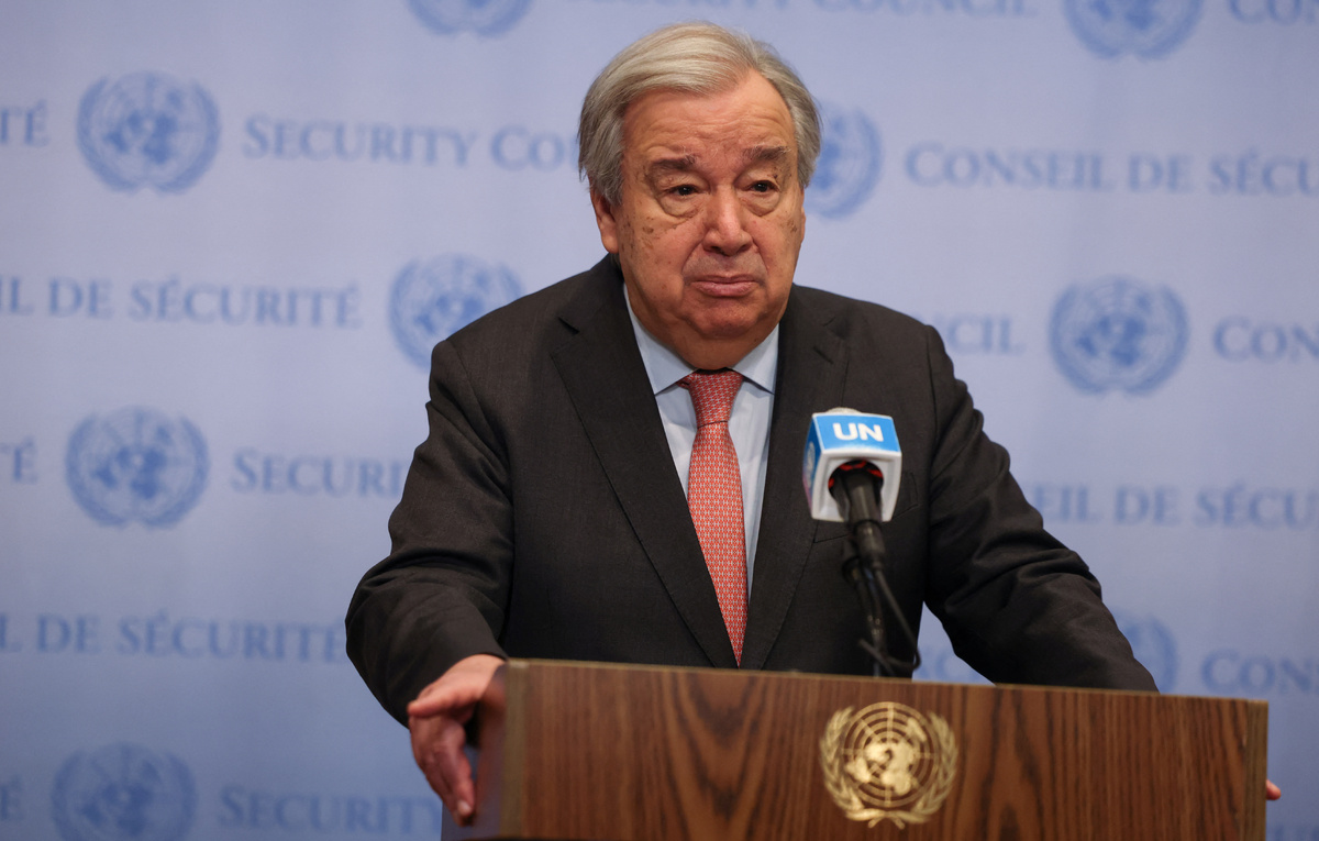    Генсек ООН Антониу Гутерриш  REUTERS/Caitlin Ochs