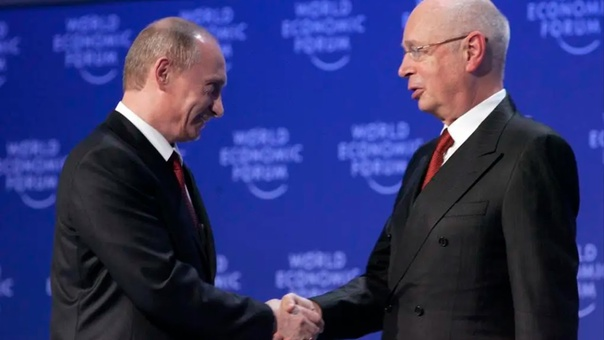 В.В.Путин и К.Шваб. 