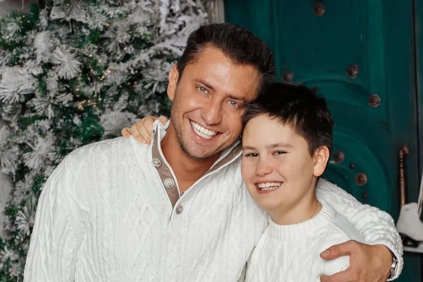 Прилучный с сыном