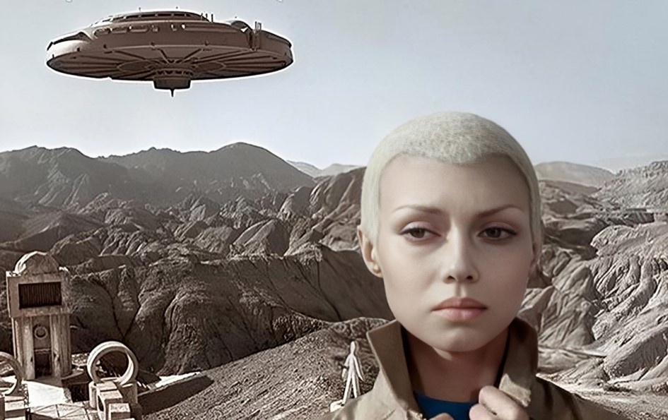 Летающая тарелка из фильма «Через тернии к звездам»