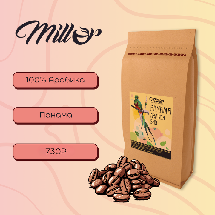 Panama Arabica. Панамское зерно для настоящих ценителей от Millor