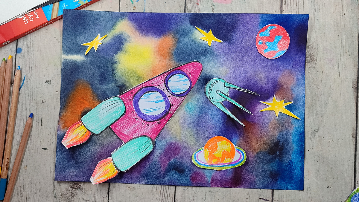 Космос поделка с детьми