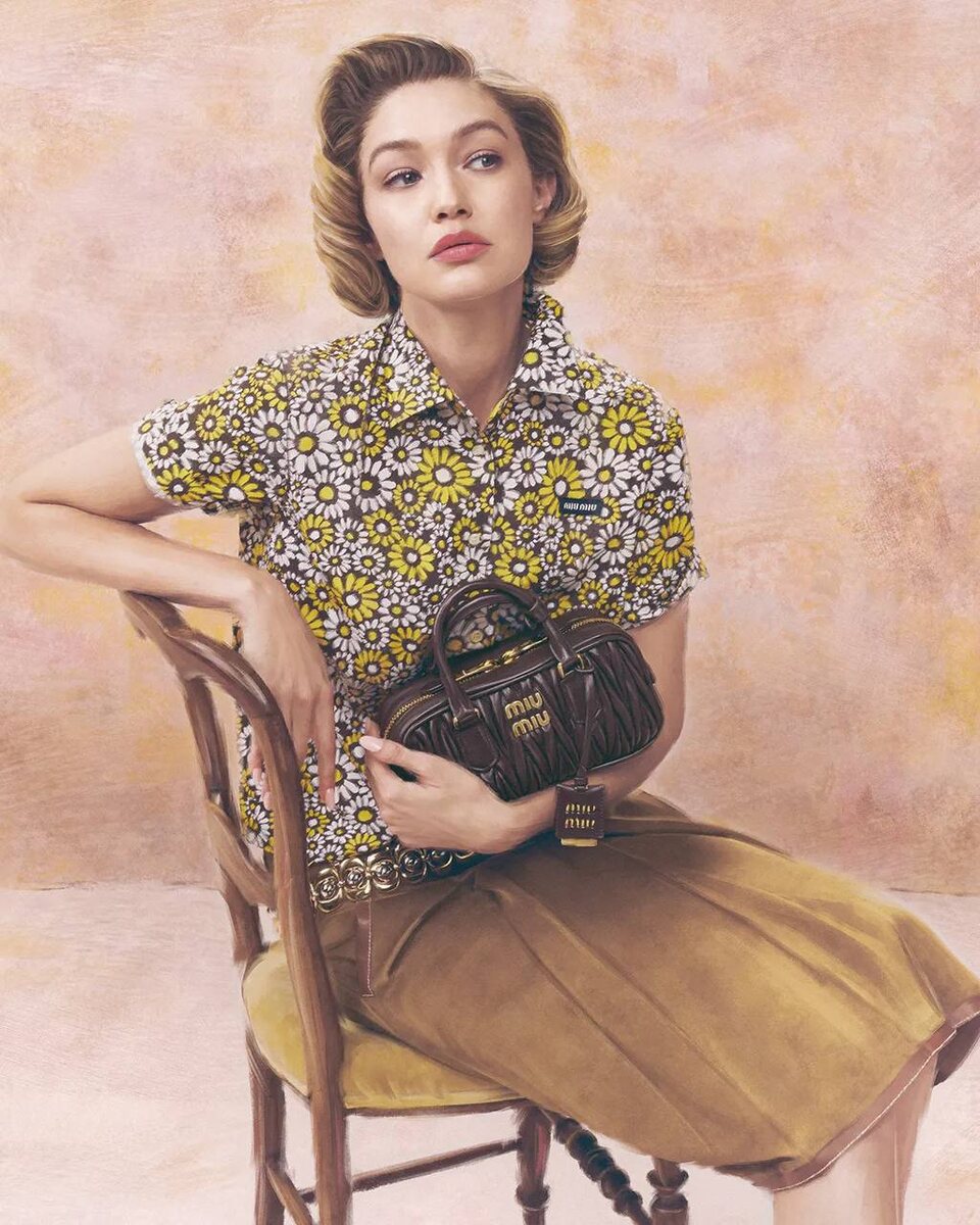    Джиджи Хадид стала лицом рекламной кампании Miu Miu (фото 3)