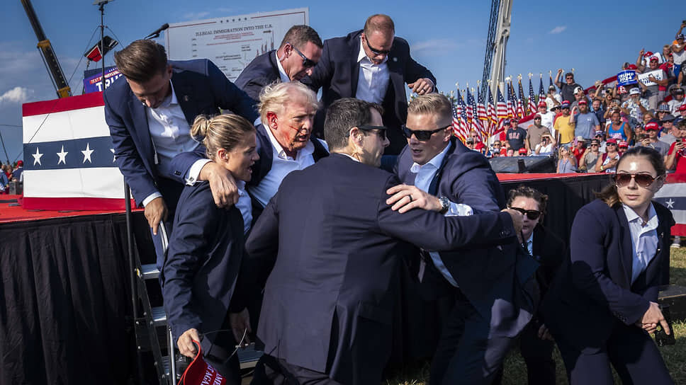 «Покушение на Дональда Трампа» Лауреат в номинации «Одиночный снимок» (фотограф The Washington Post Джабин Ботсфорд).📷Фото: Jabin Botsford / World Press Photo