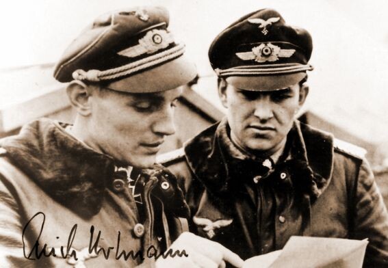 Асы номер один и номер два - Эрих Хартман и Герхард Баркхорн