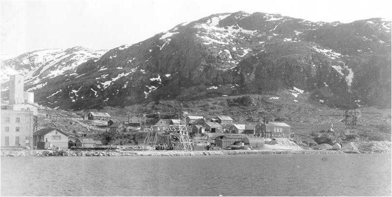 Криолитовый рудник Ивиттуут на юго-западе Гренландии, 1940 г.