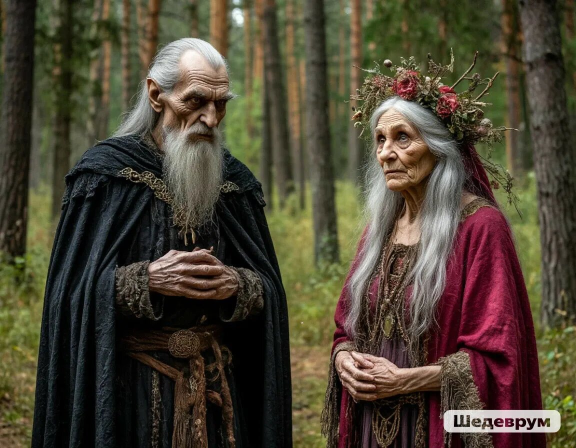 А вот кикиморы и баба Яга – нейтральными персонажами. Мало того, они помогали людям избежать встречи с Марой (смертью) и ее мужем Кощеем.