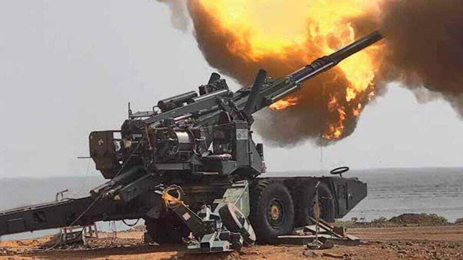 Индия закупает более 300  155-мм гаубиц ATAGS национального производства. Фото: Bharat Forge Limited