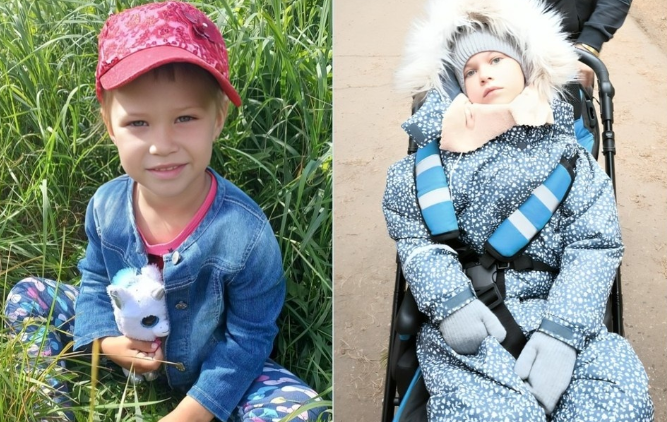 Фото Арины до и после случившегося. Опубликовано «КП-Красноярск» из архива семьи 