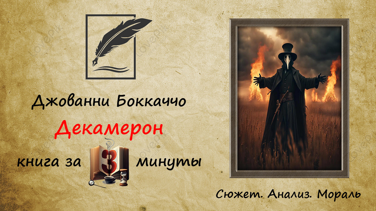 Джованни Боккаччо «Декамерон» краткое содержание — Черная смерть и любовь к жизни