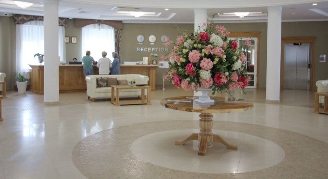 Стойка регистрации санатория