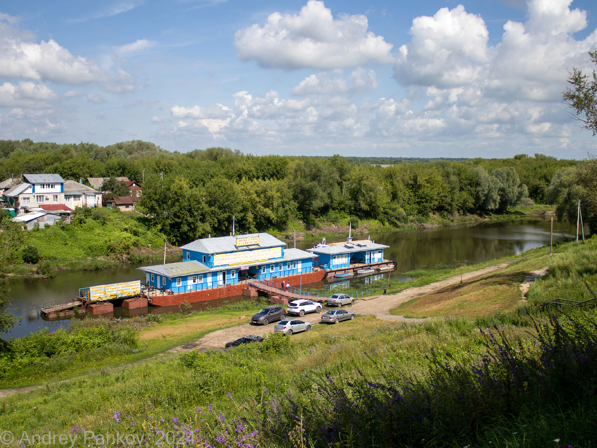 Старая пристань на Трубеже в Рязани